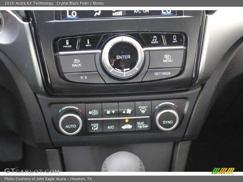 Crystal Black Pearl / Ebony 2016 Acura ILX Technology