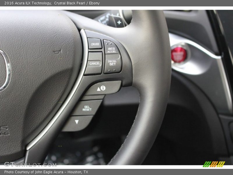 Crystal Black Pearl / Ebony 2016 Acura ILX Technology