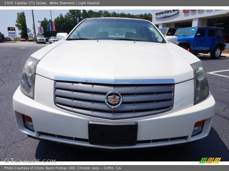 White Diamond / Light Neutral 2005 Cadillac CTS Sedan