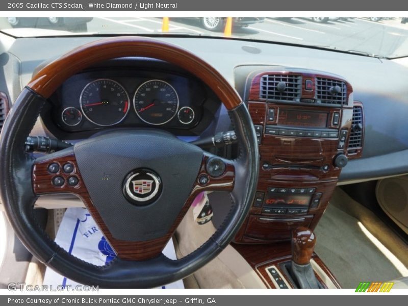 White Diamond / Light Neutral 2005 Cadillac CTS Sedan
