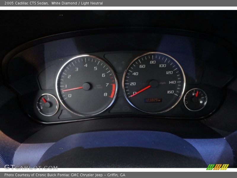 White Diamond / Light Neutral 2005 Cadillac CTS Sedan