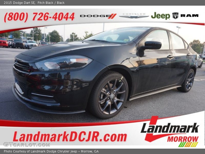 Pitch Black / Black 2015 Dodge Dart SE