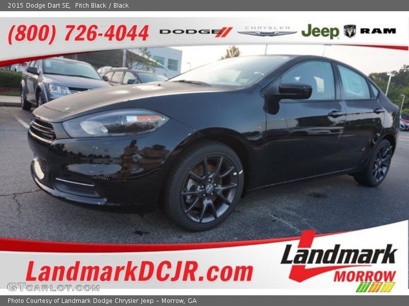 Pitch Black / Black 2015 Dodge Dart SE