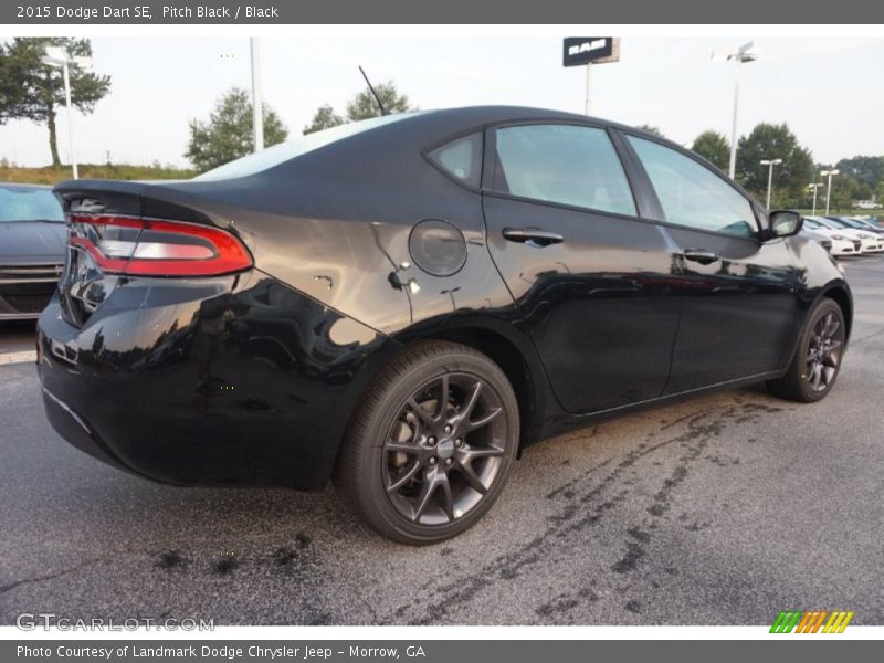 Pitch Black / Black 2015 Dodge Dart SE