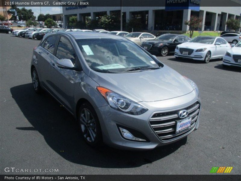 Galactic Gray / Black 2016 Hyundai Elantra GT