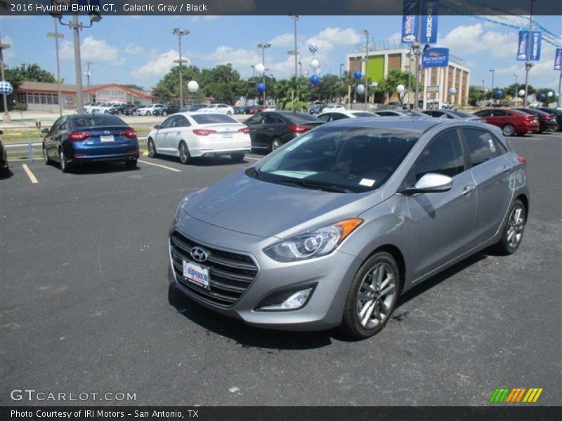 Galactic Gray / Black 2016 Hyundai Elantra GT