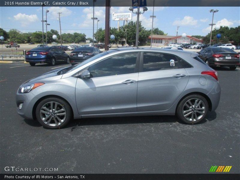 Galactic Gray / Black 2016 Hyundai Elantra GT