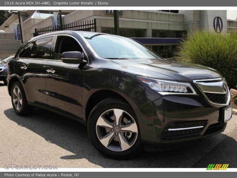 Graphite Luster Metallic / Ebony 2016 Acura MDX SH-AWD