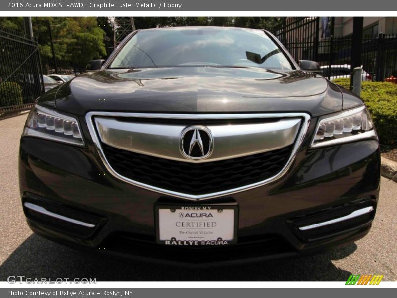Graphite Luster Metallic / Ebony 2016 Acura MDX SH-AWD