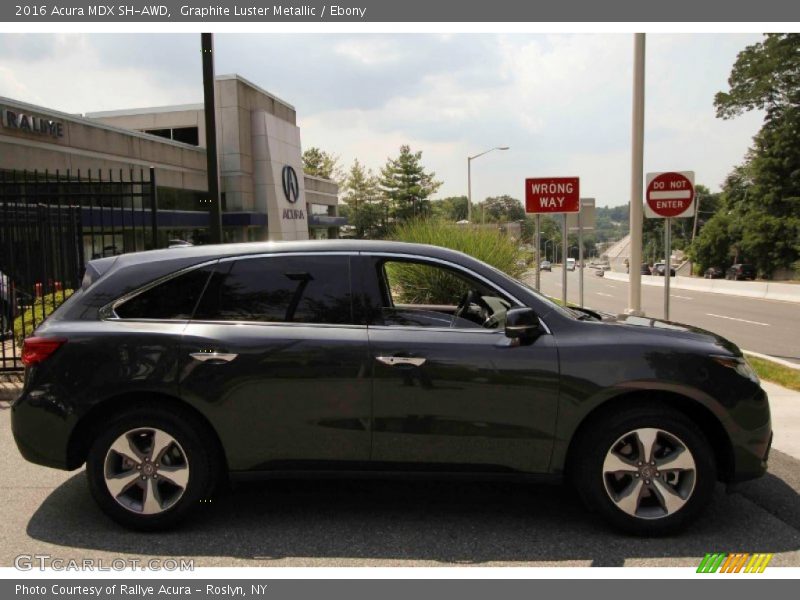 Graphite Luster Metallic / Ebony 2016 Acura MDX SH-AWD