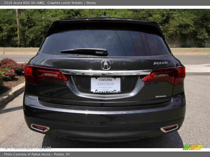 Graphite Luster Metallic / Ebony 2016 Acura MDX SH-AWD