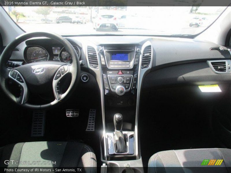 Galactic Gray / Black 2016 Hyundai Elantra GT