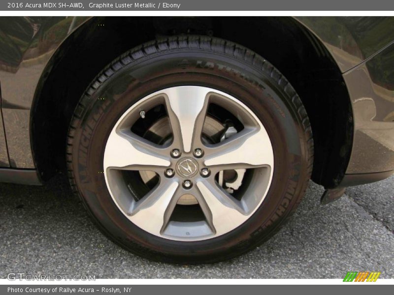 Graphite Luster Metallic / Ebony 2016 Acura MDX SH-AWD