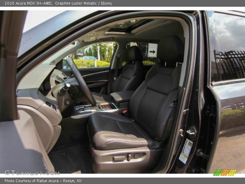 Graphite Luster Metallic / Ebony 2016 Acura MDX SH-AWD