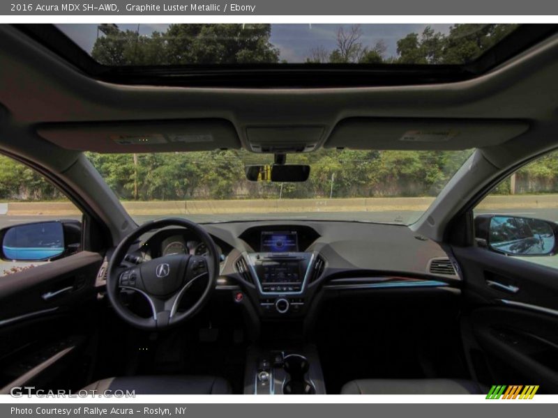 Graphite Luster Metallic / Ebony 2016 Acura MDX SH-AWD