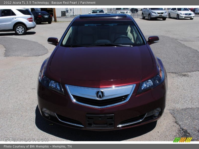 Basque Red Pearl / Parchment 2012 Acura TL 3.5 Technology
