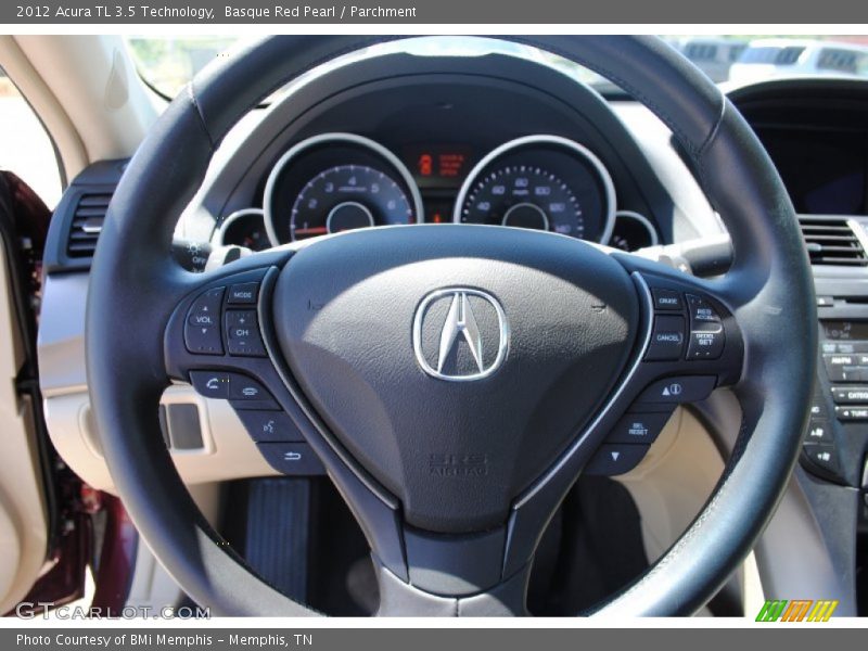 Basque Red Pearl / Parchment 2012 Acura TL 3.5 Technology