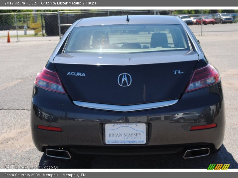 Graphite Luster Metallic / Taupe 2012 Acura TL 3.5