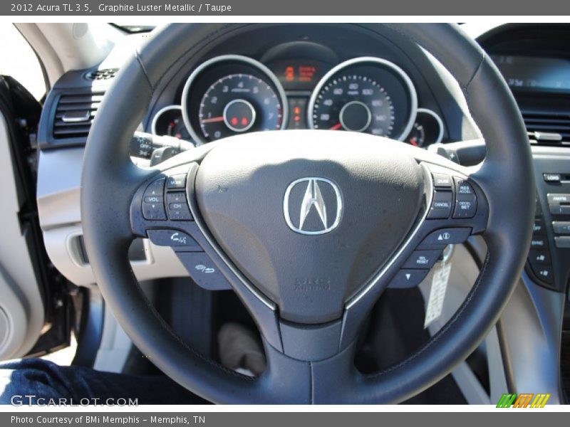 Graphite Luster Metallic / Taupe 2012 Acura TL 3.5