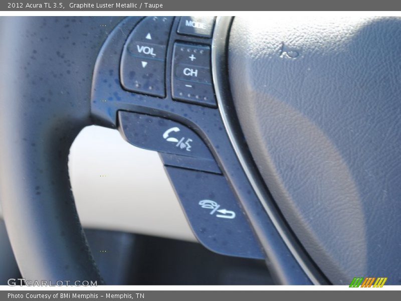Graphite Luster Metallic / Taupe 2012 Acura TL 3.5