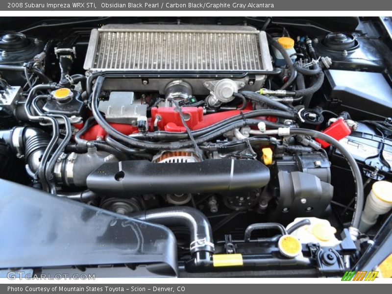  2008 Impreza WRX STi Engine - 2.5 Liter STi Turbocharged DOHC 16-Valve VVT Flat 4 Cylinder