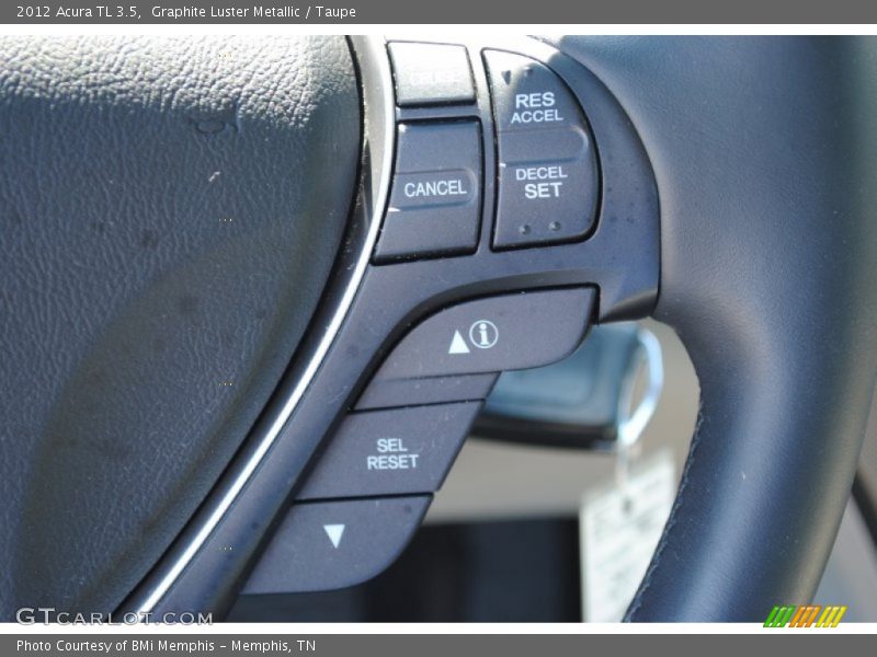 Graphite Luster Metallic / Taupe 2012 Acura TL 3.5
