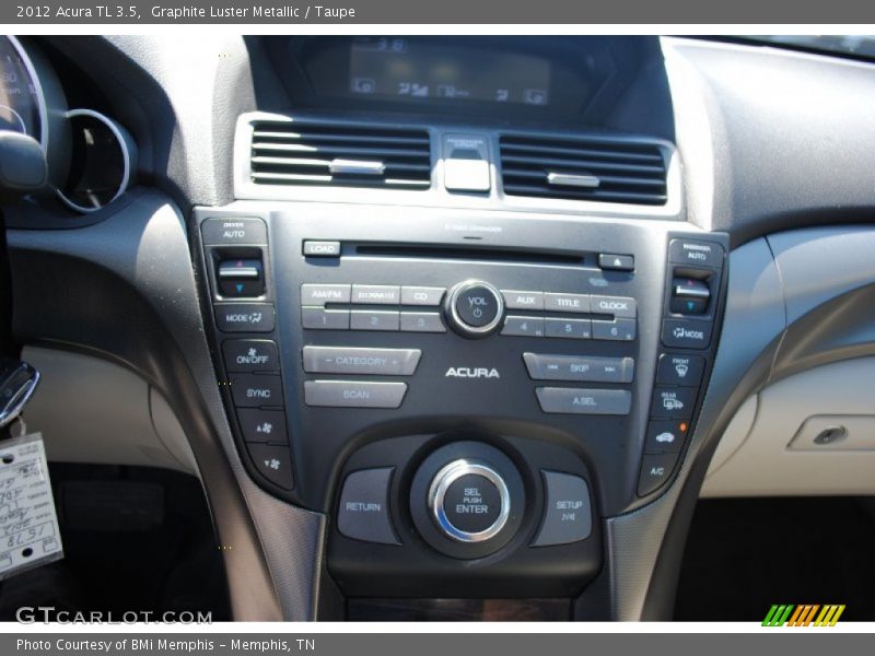 Graphite Luster Metallic / Taupe 2012 Acura TL 3.5