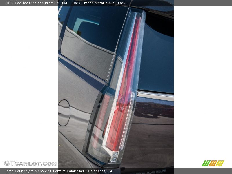 Dark Granite Metallic / Jet Black 2015 Cadillac Escalade Premium 4WD