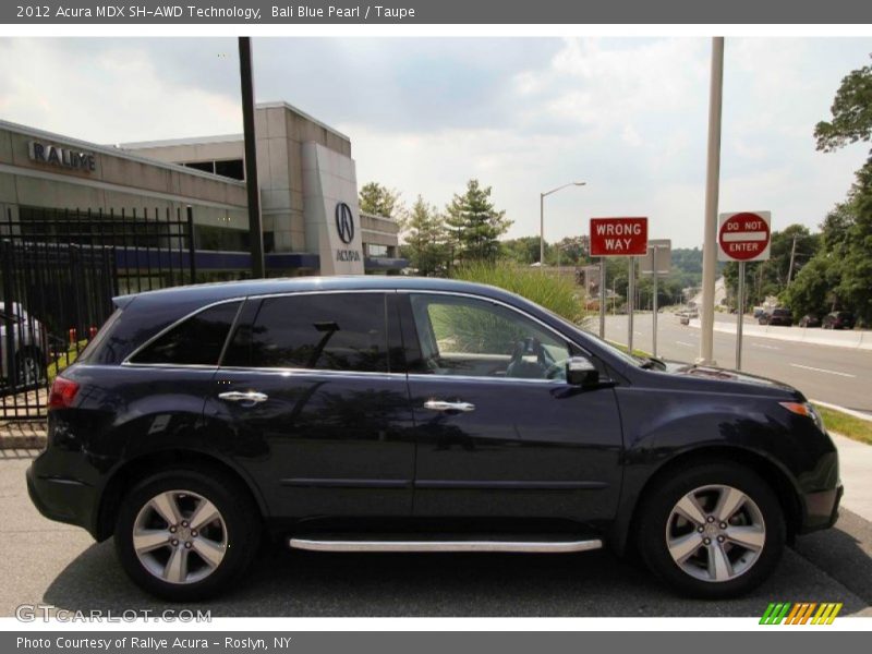 Bali Blue Pearl / Taupe 2012 Acura MDX SH-AWD Technology