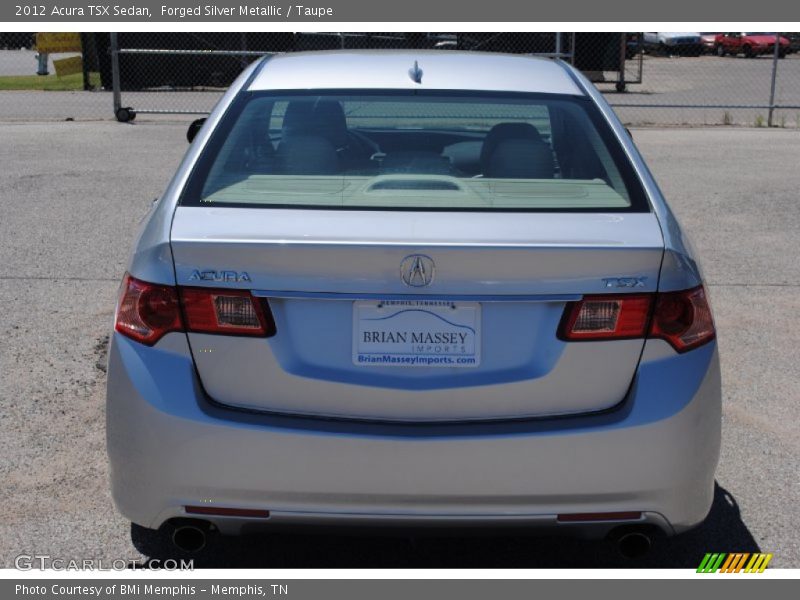 Forged Silver Metallic / Taupe 2012 Acura TSX Sedan