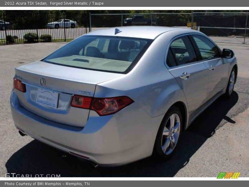 Forged Silver Metallic / Taupe 2012 Acura TSX Sedan