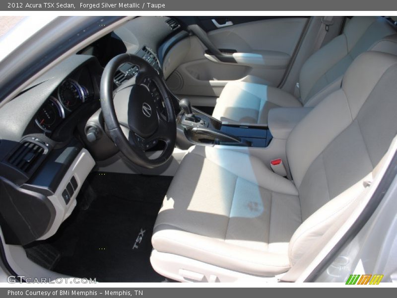 Forged Silver Metallic / Taupe 2012 Acura TSX Sedan