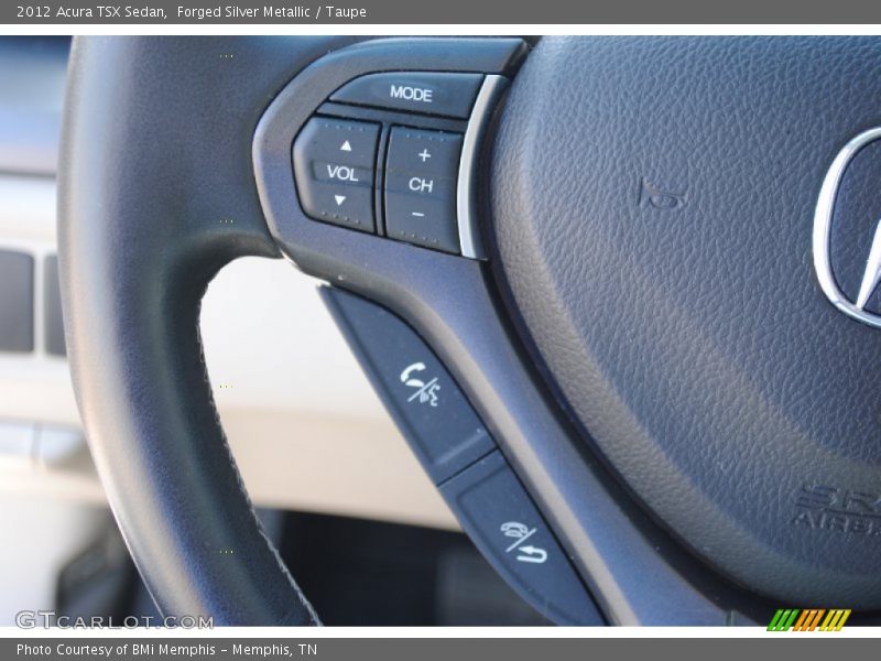 Forged Silver Metallic / Taupe 2012 Acura TSX Sedan