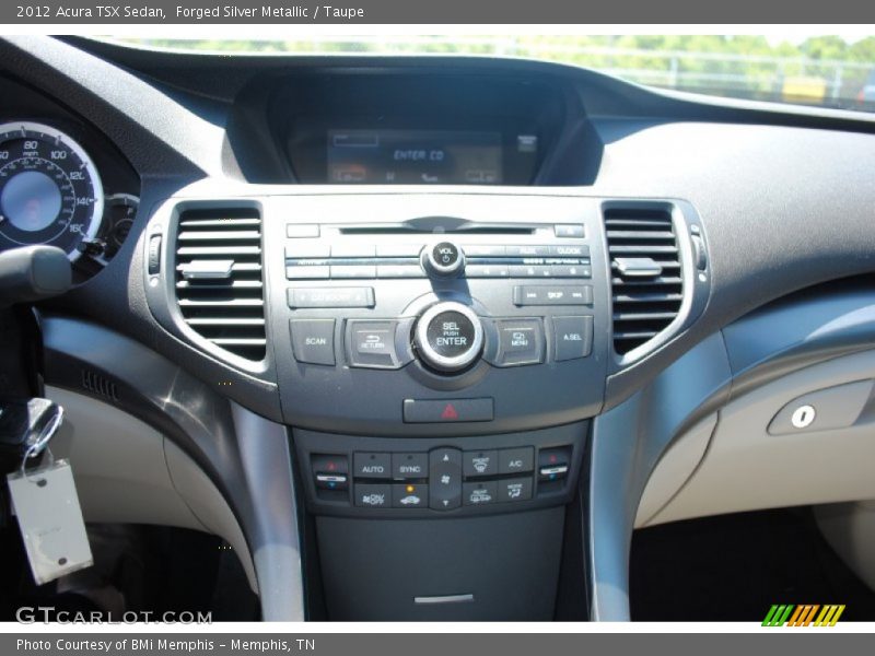 Forged Silver Metallic / Taupe 2012 Acura TSX Sedan
