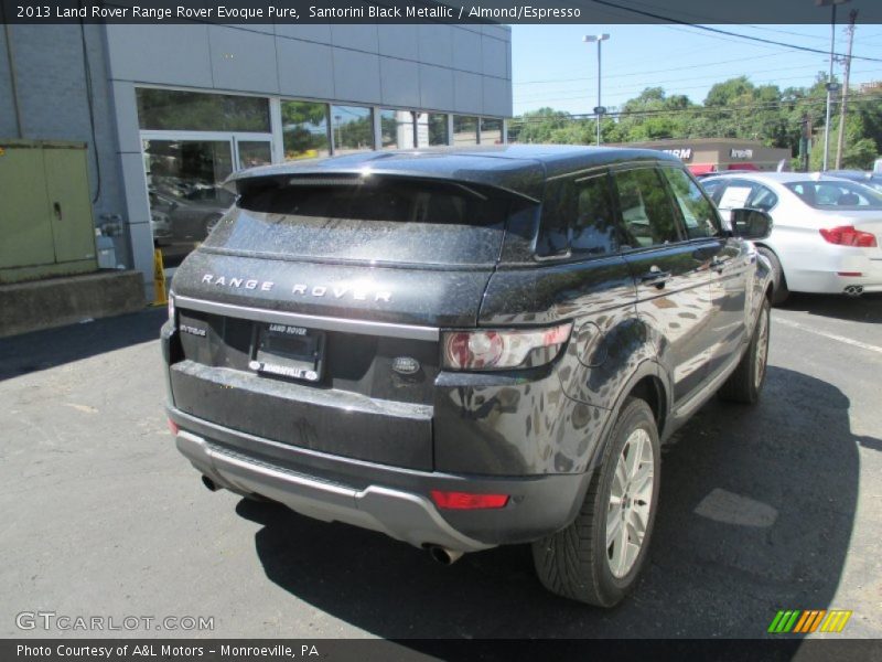 Santorini Black Metallic / Almond/Espresso 2013 Land Rover Range Rover Evoque Pure