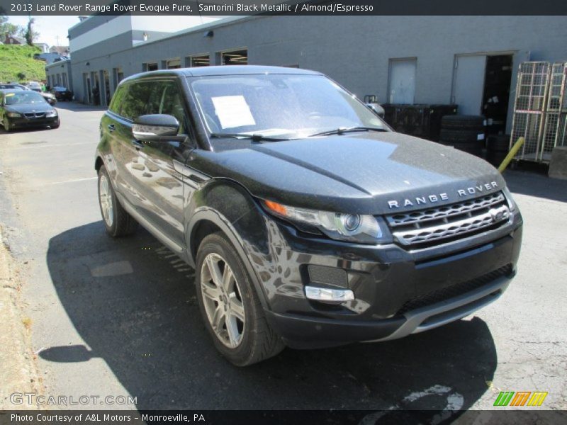Santorini Black Metallic / Almond/Espresso 2013 Land Rover Range Rover Evoque Pure