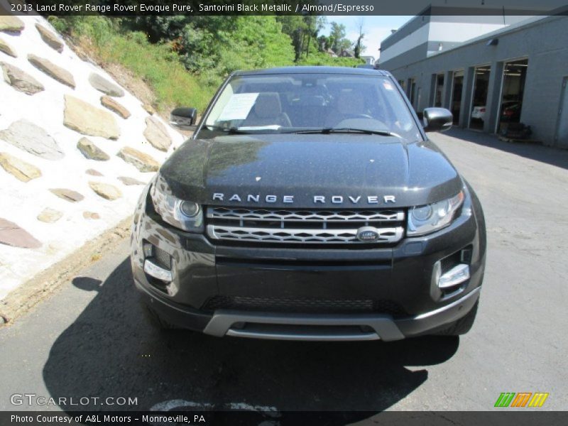 Santorini Black Metallic / Almond/Espresso 2013 Land Rover Range Rover Evoque Pure