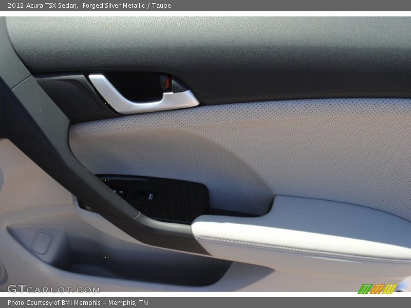 Forged Silver Metallic / Taupe 2012 Acura TSX Sedan