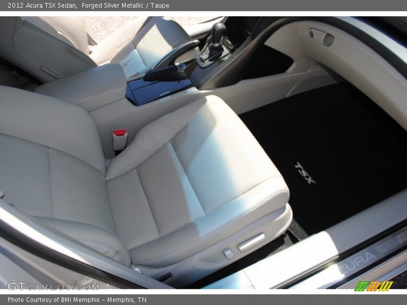 Forged Silver Metallic / Taupe 2012 Acura TSX Sedan