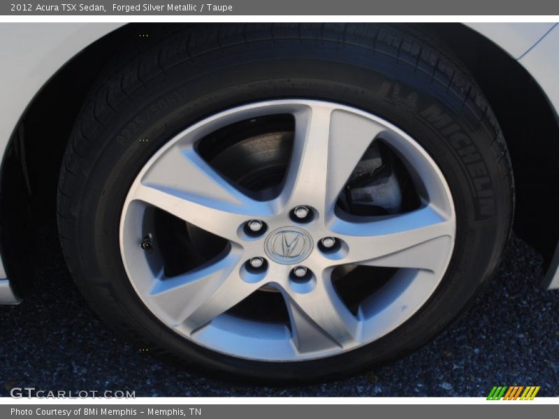 Forged Silver Metallic / Taupe 2012 Acura TSX Sedan
