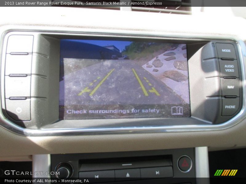 Santorini Black Metallic / Almond/Espresso 2013 Land Rover Range Rover Evoque Pure