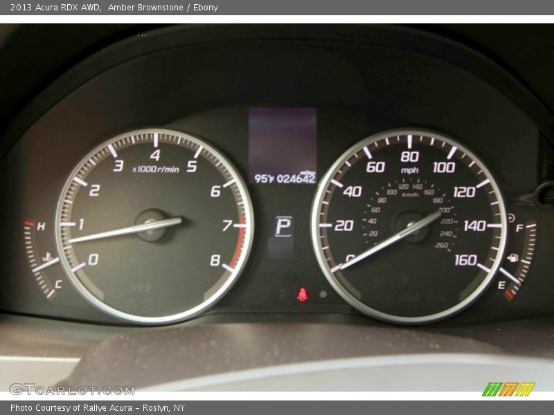 Amber Brownstone / Ebony 2013 Acura RDX AWD