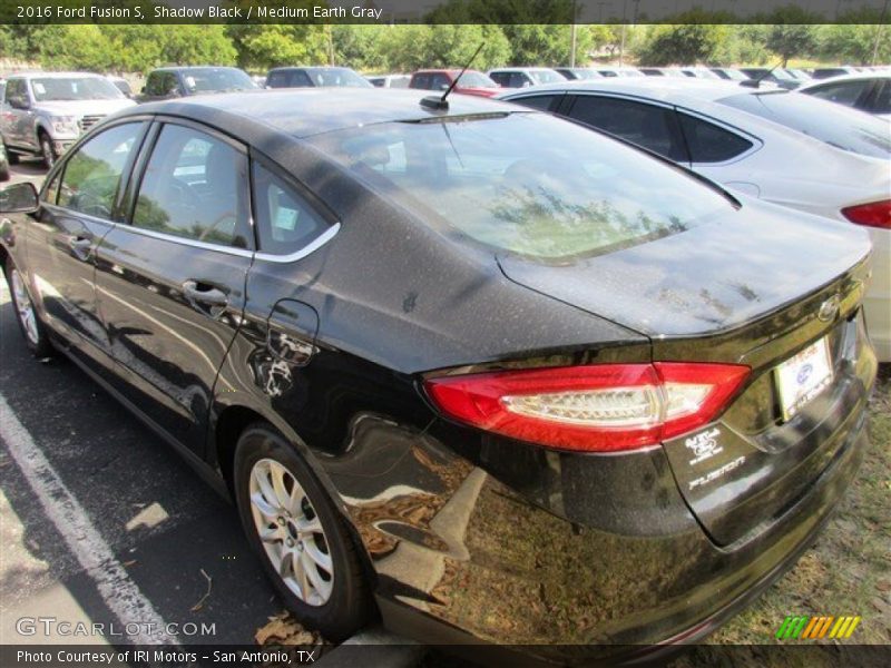 Shadow Black / Medium Earth Gray 2016 Ford Fusion S