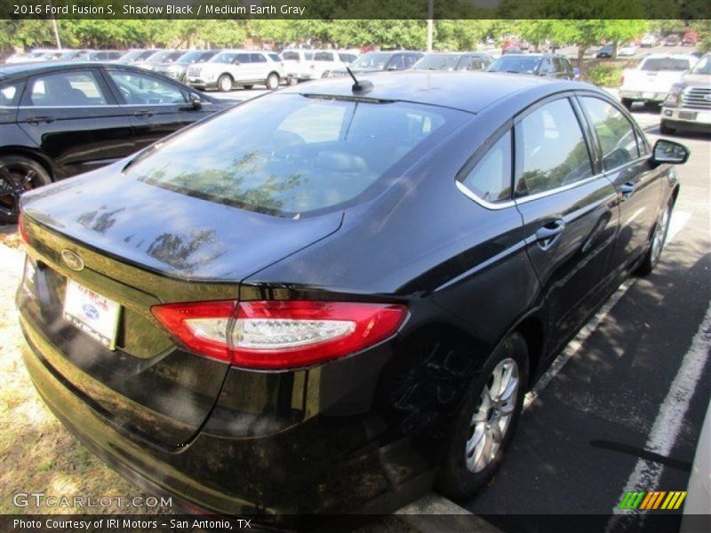 Shadow Black / Medium Earth Gray 2016 Ford Fusion S