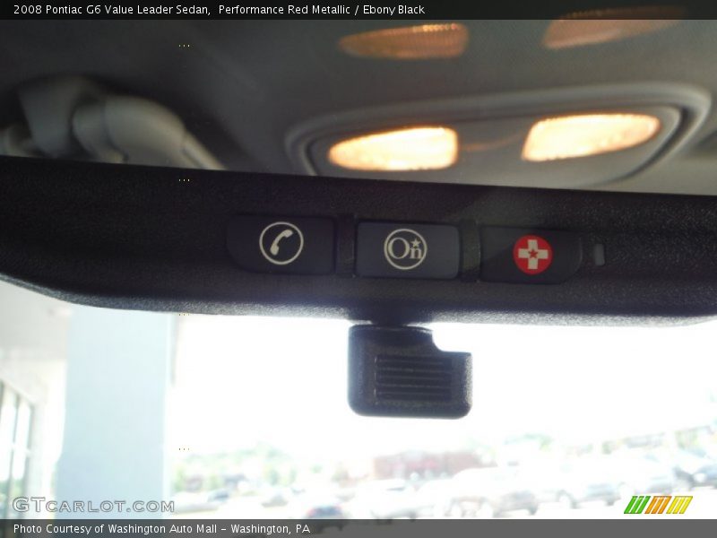 Performance Red Metallic / Ebony Black 2008 Pontiac G6 Value Leader Sedan