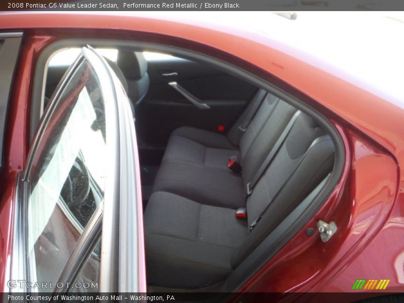 Performance Red Metallic / Ebony Black 2008 Pontiac G6 Value Leader Sedan
