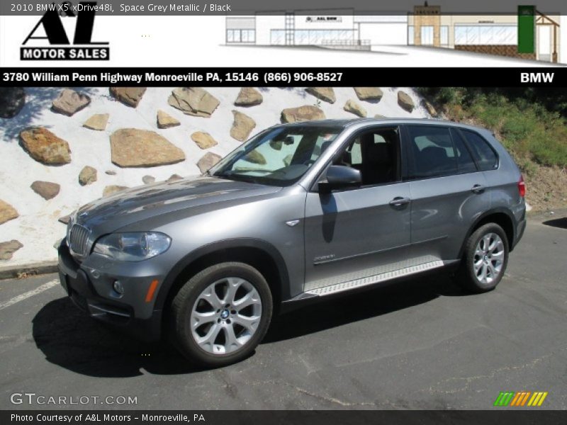 Space Grey Metallic / Black 2010 BMW X5 xDrive48i
