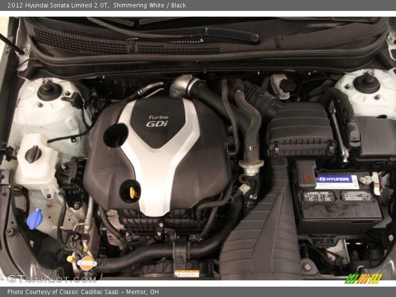 Shimmering White / Black 2012 Hyundai Sonata Limited 2.0T
