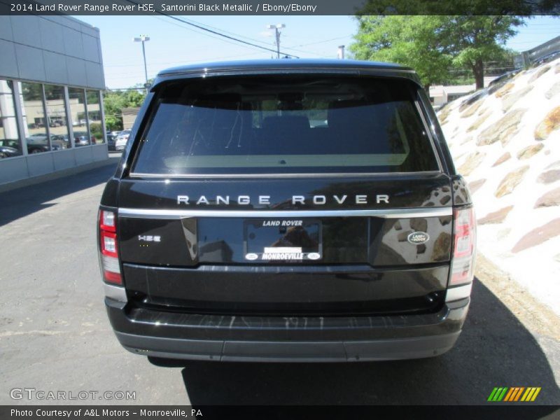 Santorini Black Metallic / Ebony/Ebony 2014 Land Rover Range Rover HSE