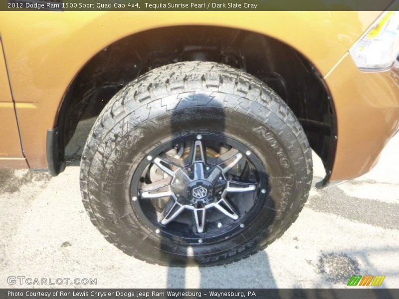 Tequila Sunrise Pearl / Dark Slate Gray 2012 Dodge Ram 1500 Sport Quad Cab 4x4